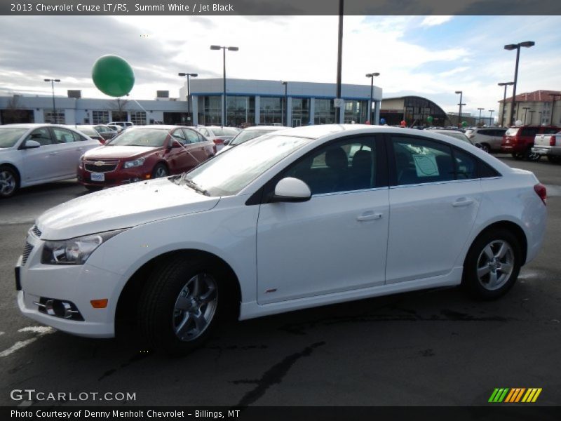 Summit White / Jet Black 2013 Chevrolet Cruze LT/RS