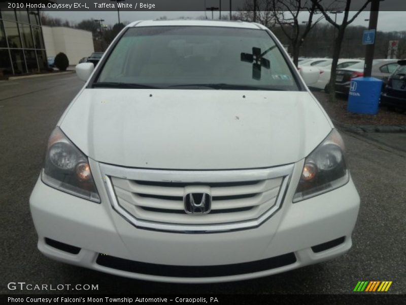 Taffeta White / Beige 2010 Honda Odyssey EX-L