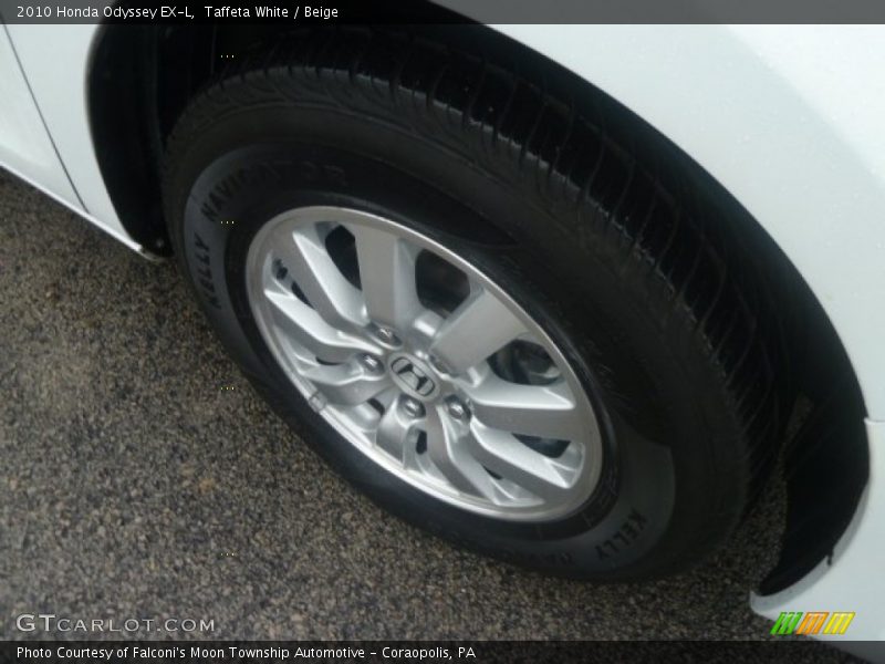 Taffeta White / Beige 2010 Honda Odyssey EX-L