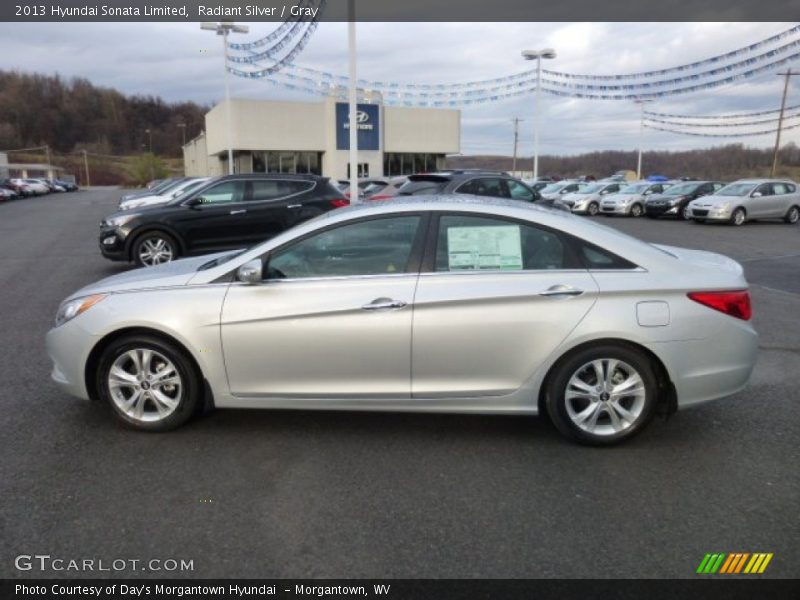 Radiant Silver / Gray 2013 Hyundai Sonata Limited