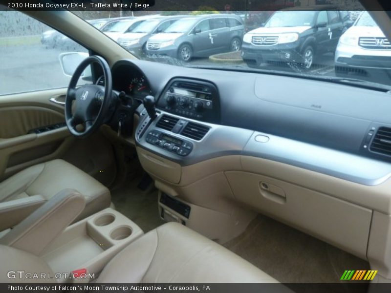 Taffeta White / Beige 2010 Honda Odyssey EX-L