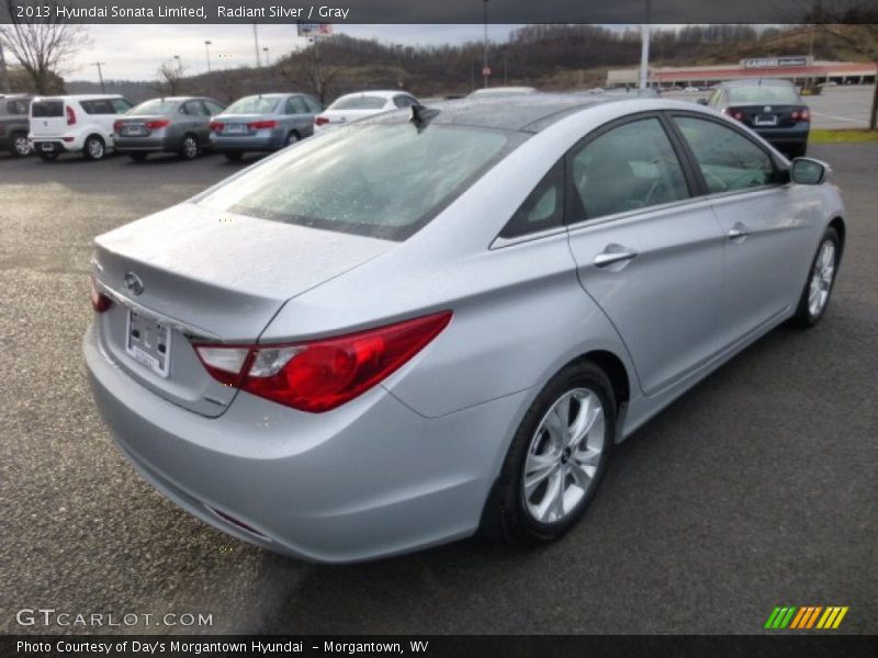 Radiant Silver / Gray 2013 Hyundai Sonata Limited