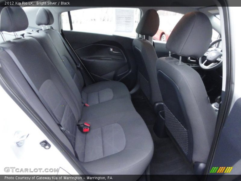 Bright Silver / Black 2012 Kia Rio LX