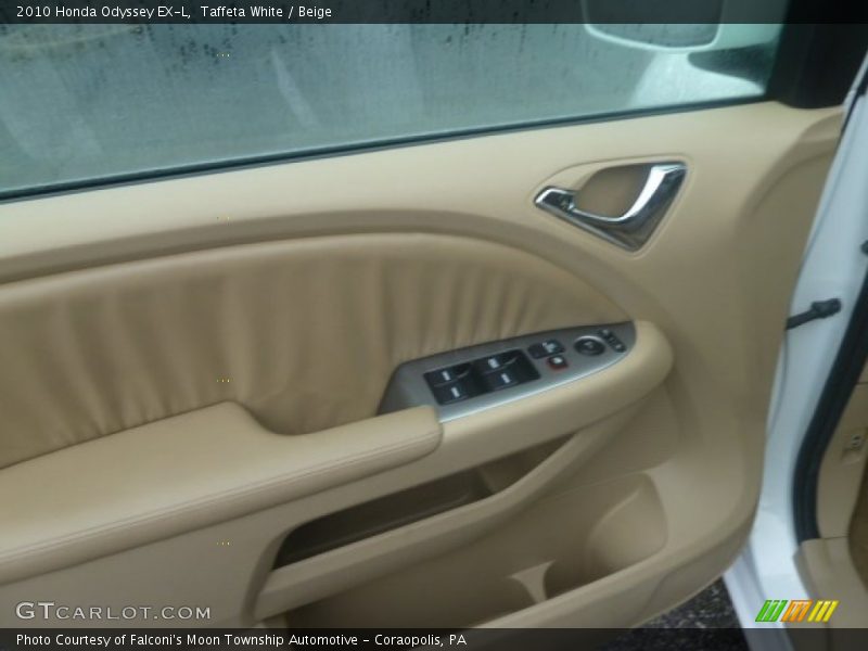 Taffeta White / Beige 2010 Honda Odyssey EX-L