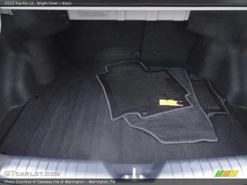 Bright Silver / Black 2012 Kia Rio LX