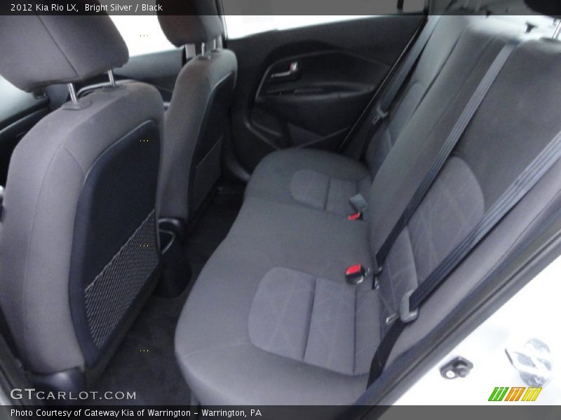 Bright Silver / Black 2012 Kia Rio LX