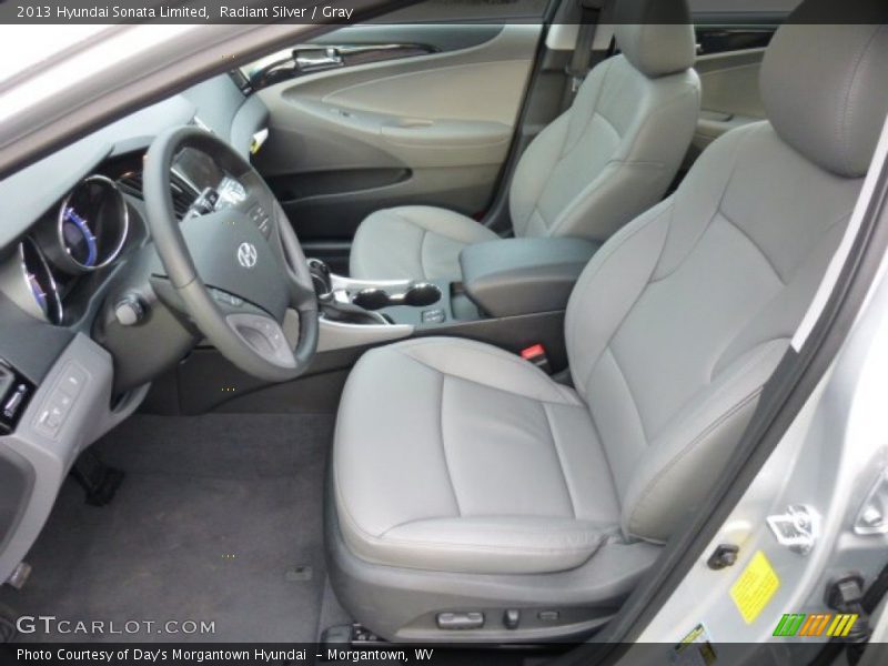 Radiant Silver / Gray 2013 Hyundai Sonata Limited