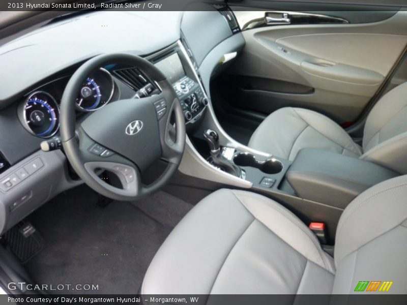 Radiant Silver / Gray 2013 Hyundai Sonata Limited