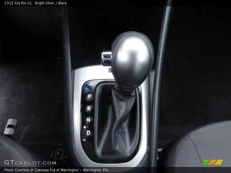 Bright Silver / Black 2012 Kia Rio LX