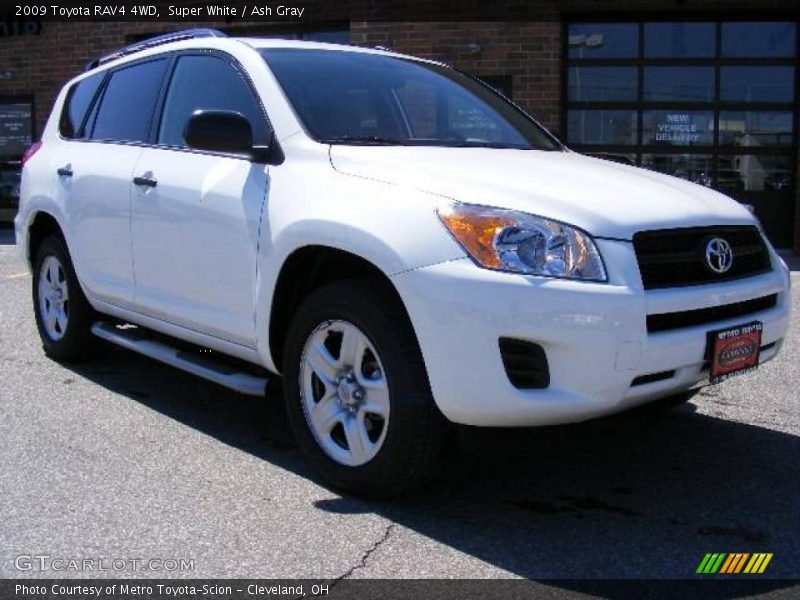 Super White / Ash Gray 2009 Toyota RAV4 4WD