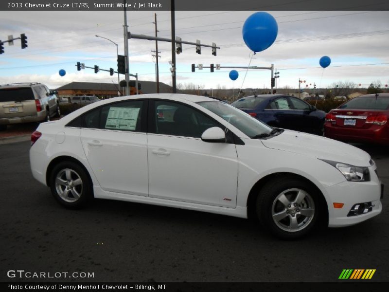 Summit White / Jet Black 2013 Chevrolet Cruze LT/RS