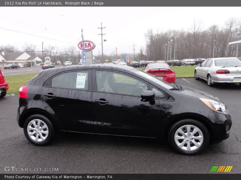 Midnight Black / Beige 2012 Kia Rio Rio5 LX Hatchback