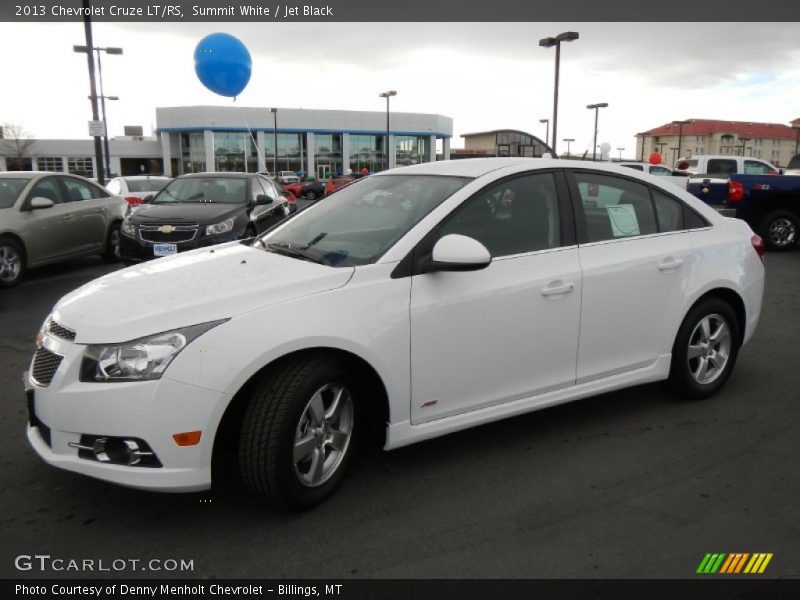 Summit White / Jet Black 2013 Chevrolet Cruze LT/RS