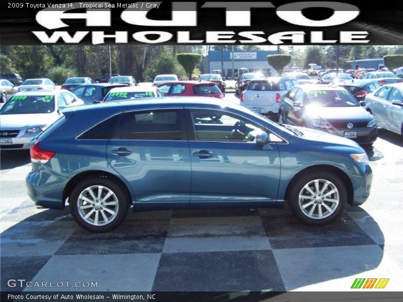 Tropical Sea Metallic / Gray 2009 Toyota Venza I4