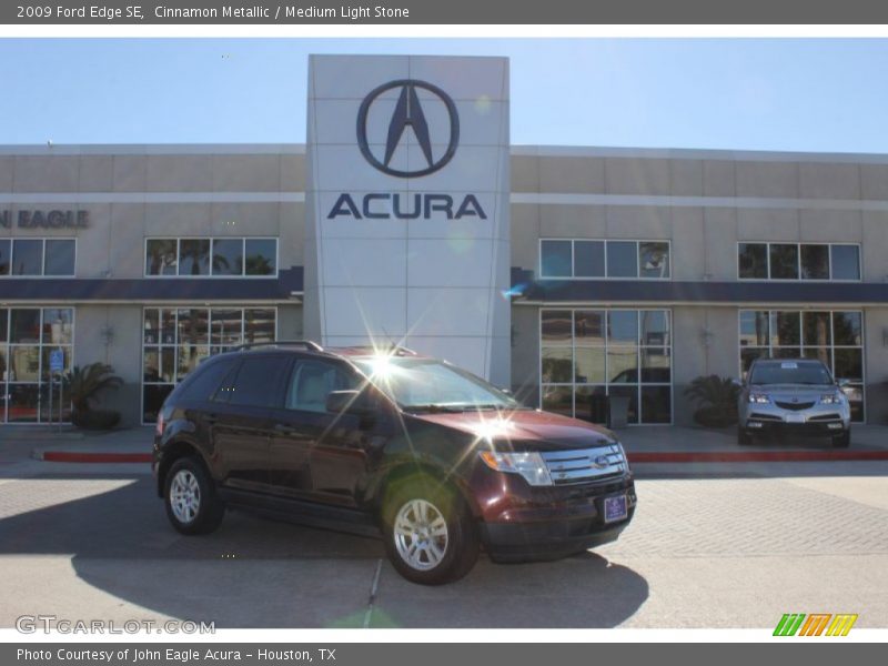 Cinnamon Metallic / Medium Light Stone 2009 Ford Edge SE