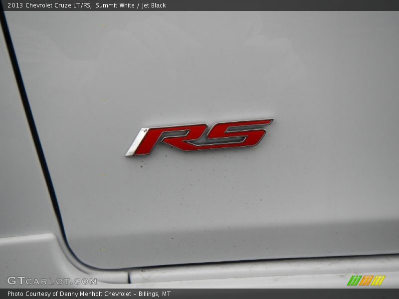 Summit White / Jet Black 2013 Chevrolet Cruze LT/RS