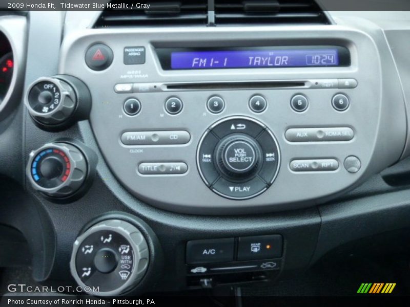 Controls of 2009 Fit 