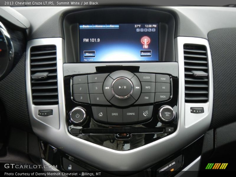 Summit White / Jet Black 2013 Chevrolet Cruze LT/RS