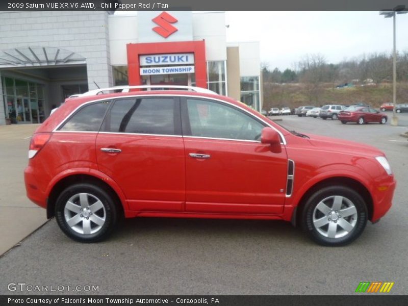 Chili Pepper Red / Tan 2009 Saturn VUE XR V6 AWD