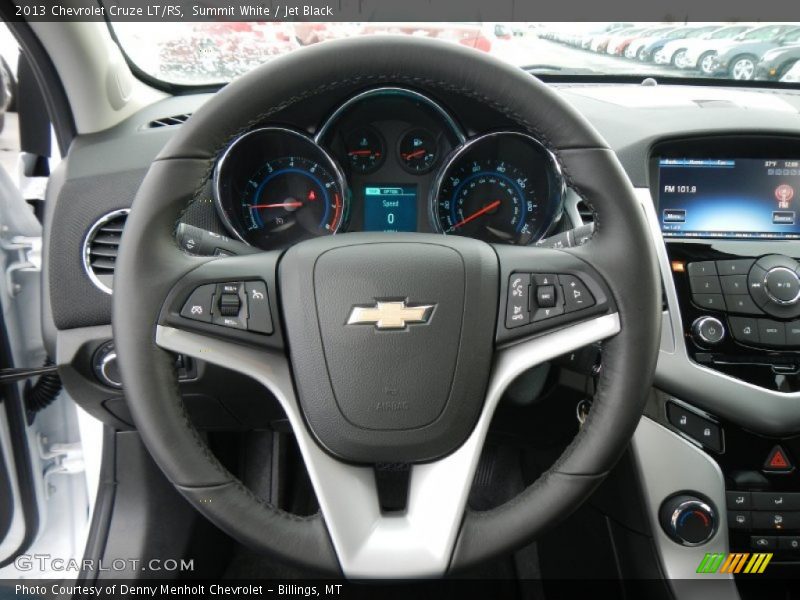 Summit White / Jet Black 2013 Chevrolet Cruze LT/RS