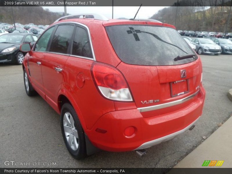 Chili Pepper Red / Tan 2009 Saturn VUE XR V6 AWD