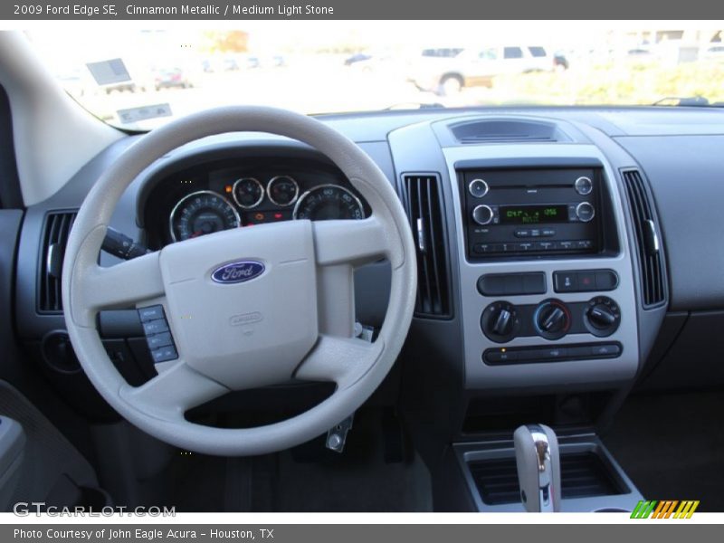 Cinnamon Metallic / Medium Light Stone 2009 Ford Edge SE