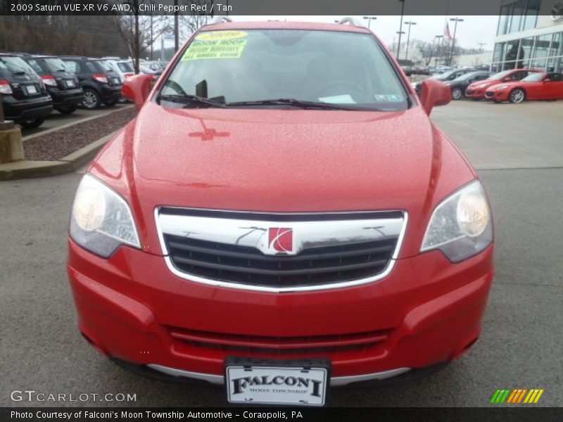 Chili Pepper Red / Tan 2009 Saturn VUE XR V6 AWD