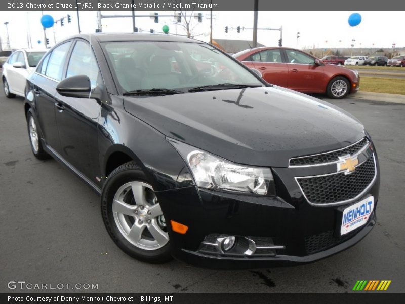 Black Granite Metallic / Medium Titanium 2013 Chevrolet Cruze LT/RS
