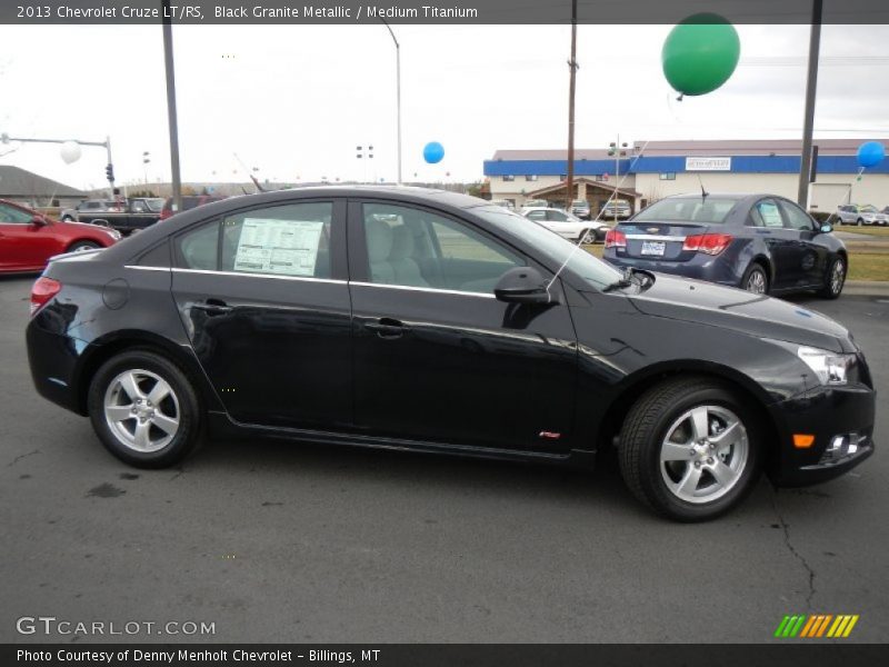 Black Granite Metallic / Medium Titanium 2013 Chevrolet Cruze LT/RS
