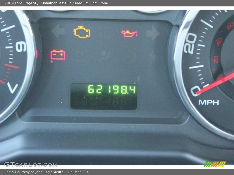 Cinnamon Metallic / Medium Light Stone 2009 Ford Edge SE