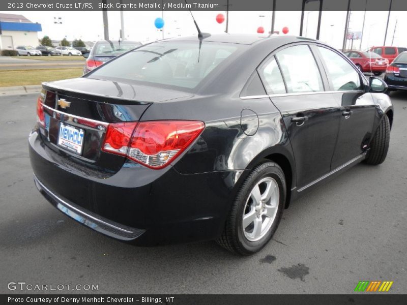 Black Granite Metallic / Medium Titanium 2013 Chevrolet Cruze LT/RS