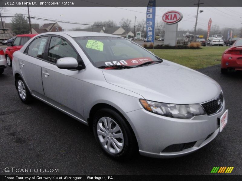 Bright Silver / Stone 2012 Kia Forte LX