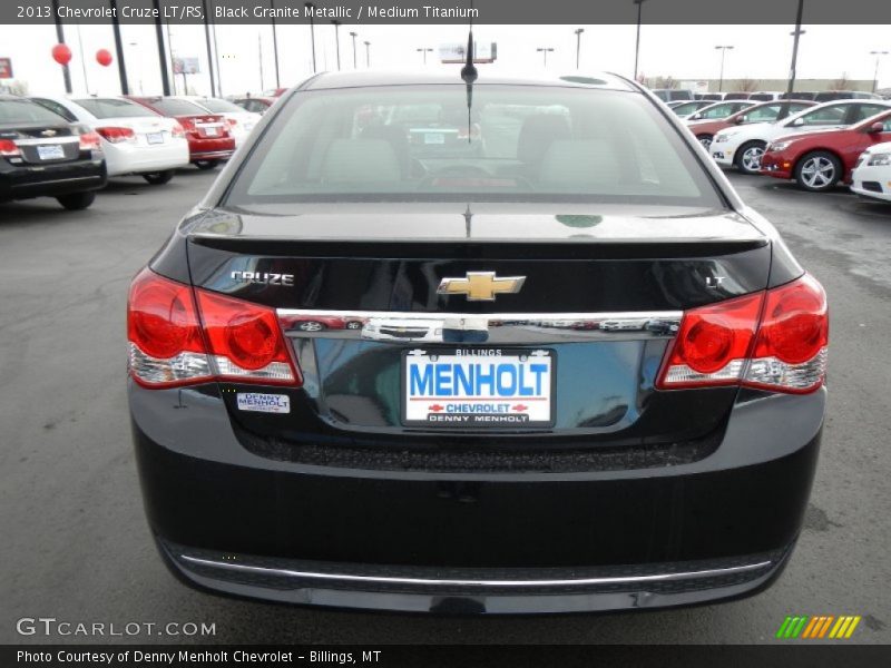 Black Granite Metallic / Medium Titanium 2013 Chevrolet Cruze LT/RS