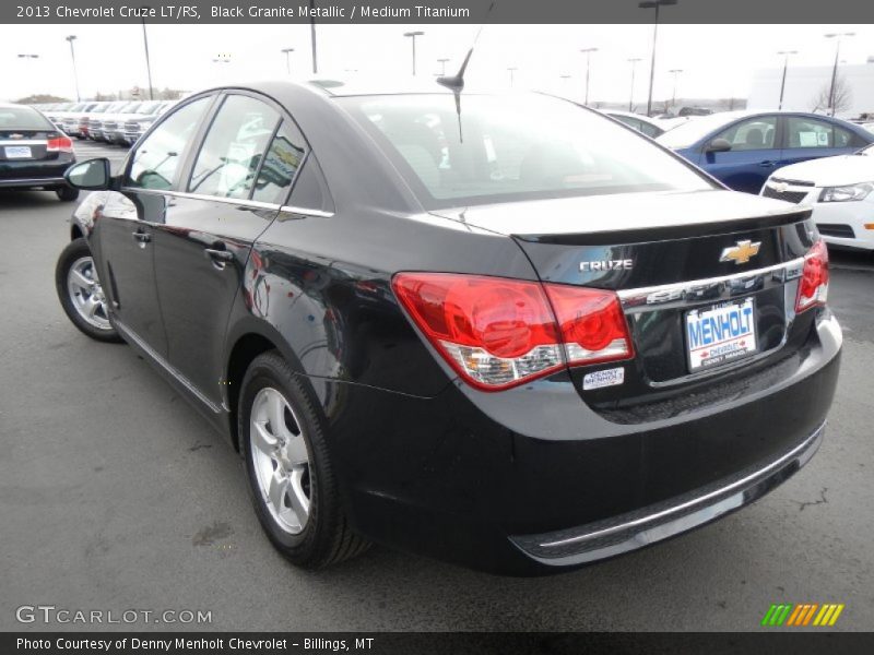 Black Granite Metallic / Medium Titanium 2013 Chevrolet Cruze LT/RS