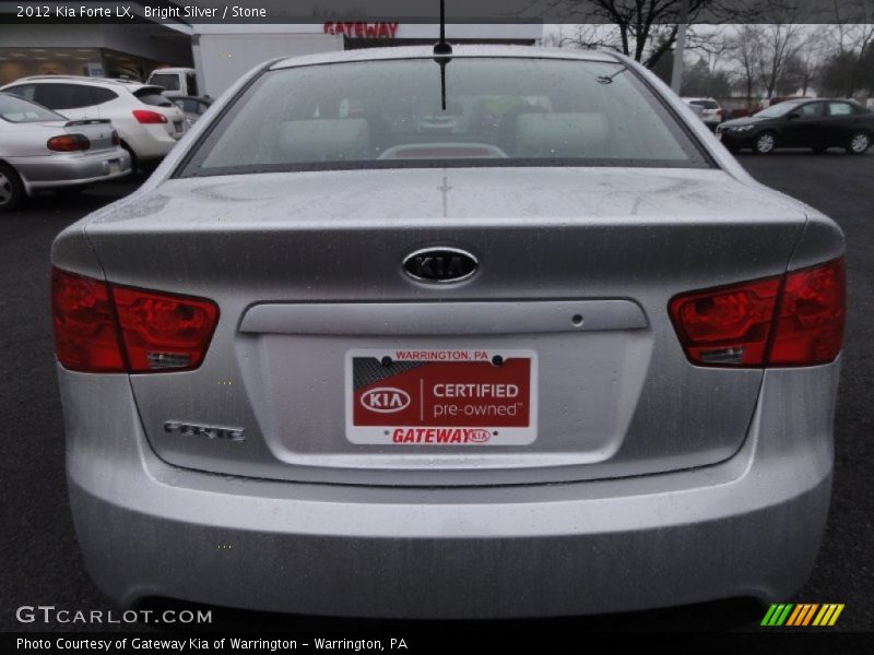 Bright Silver / Stone 2012 Kia Forte LX