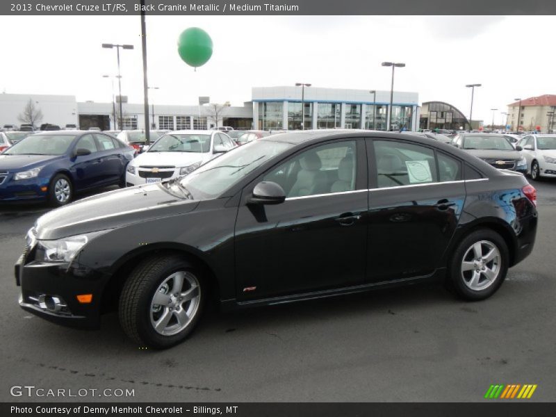 Black Granite Metallic / Medium Titanium 2013 Chevrolet Cruze LT/RS