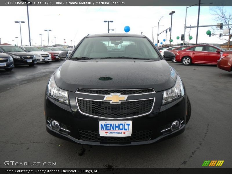 Black Granite Metallic / Medium Titanium 2013 Chevrolet Cruze LT/RS