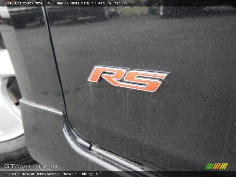 Black Granite Metallic / Medium Titanium 2013 Chevrolet Cruze LT/RS