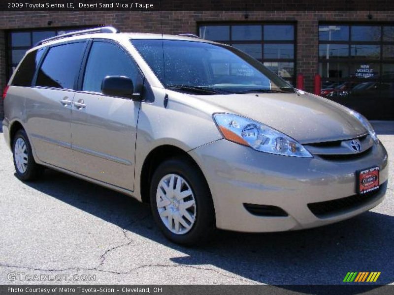 Desert Sand Mica / Taupe 2009 Toyota Sienna LE