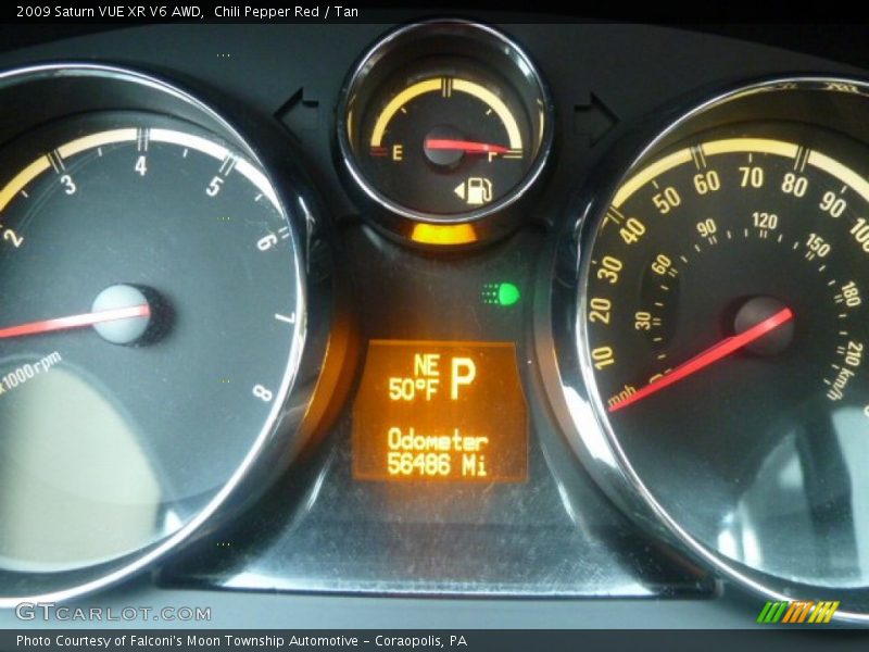 Chili Pepper Red / Tan 2009 Saturn VUE XR V6 AWD