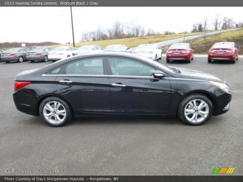 Midnight Black / Gray 2013 Hyundai Sonata Limited
