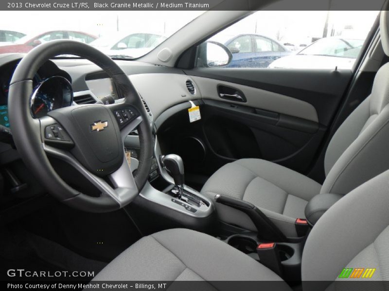 Black Granite Metallic / Medium Titanium 2013 Chevrolet Cruze LT/RS