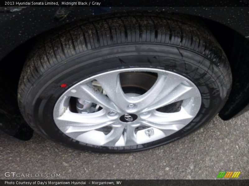 Midnight Black / Gray 2013 Hyundai Sonata Limited