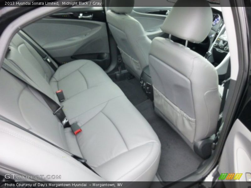 Midnight Black / Gray 2013 Hyundai Sonata Limited