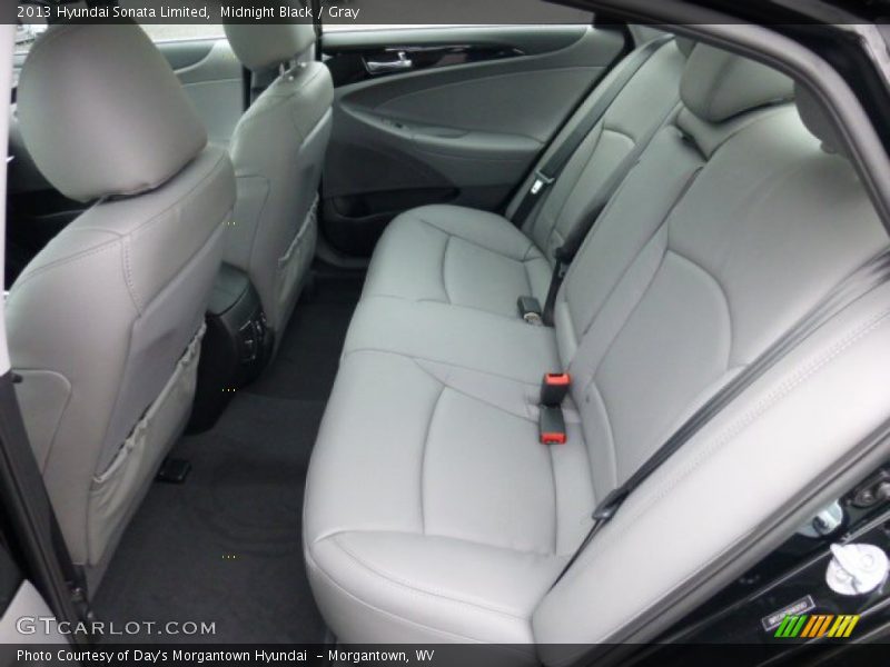 Midnight Black / Gray 2013 Hyundai Sonata Limited