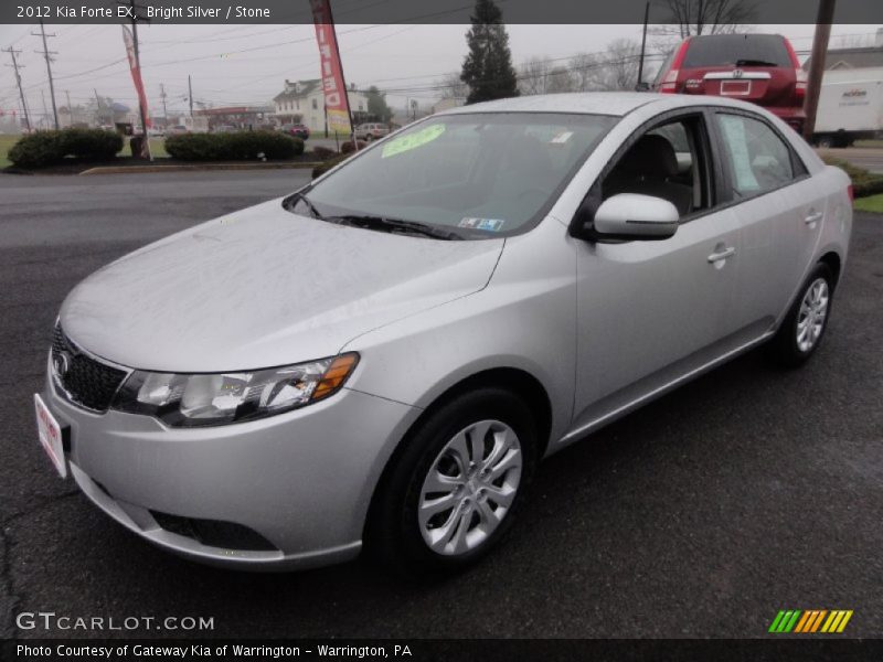 Bright Silver / Stone 2012 Kia Forte EX