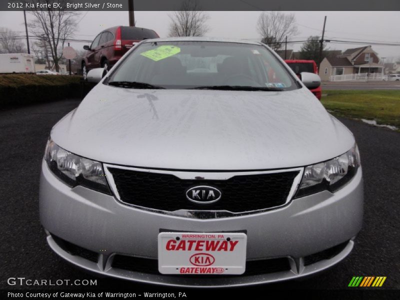 Bright Silver / Stone 2012 Kia Forte EX