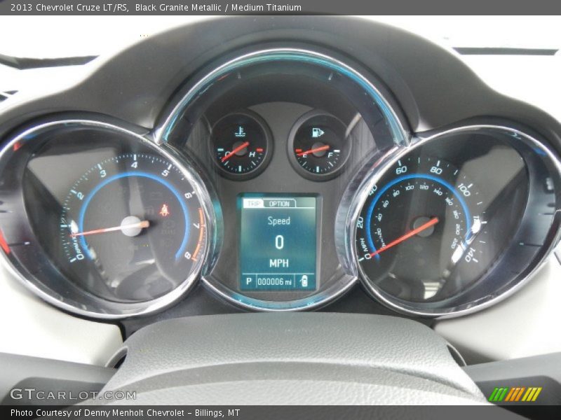 Black Granite Metallic / Medium Titanium 2013 Chevrolet Cruze LT/RS