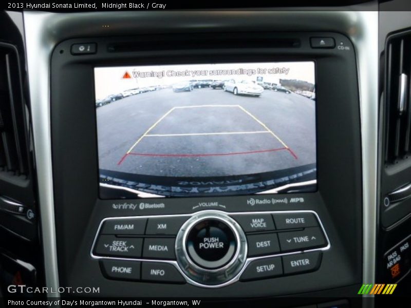 Midnight Black / Gray 2013 Hyundai Sonata Limited