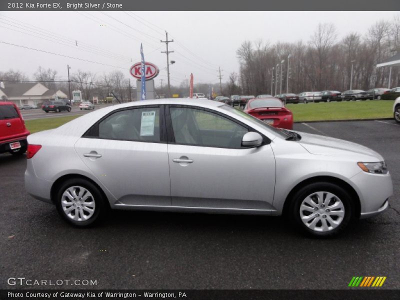 Bright Silver / Stone 2012 Kia Forte EX